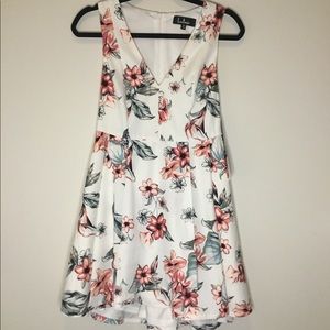 Lulus racer back cocktail dress
